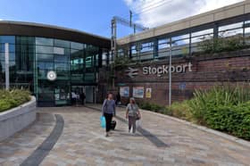 Services in and out of Stockport station have beem affected