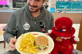 Anthony Zupnik, The world's biggest Wimpy fan has munched his way through all 61 of the chain's UK eateries - in just 31 days.