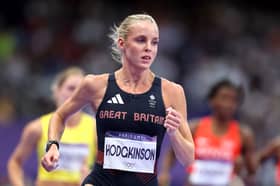 Keely Hodgkinson stormed to victory in her 800m semi-final. 