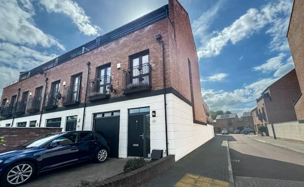 The outside of the property on Michaels Close, Manchester, M22 4FX 