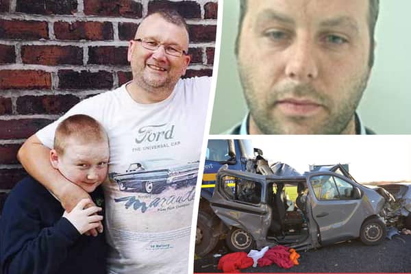 Joe Cairns, 14, was killed when HGV driver James Majury, from Chorley, ploughed into a school minibus on the M58