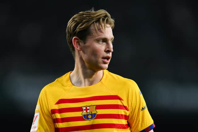 Manchester United have enquired about Frenkie de Jong's availability.