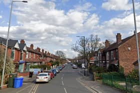 School Lane in Didsbury where The Souvlaki is and residents objected to their plans