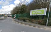 The Yodel distribution centre in Shaw which was shut down. 