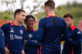 Manchester United face Man City in the Community Shield this weekend.