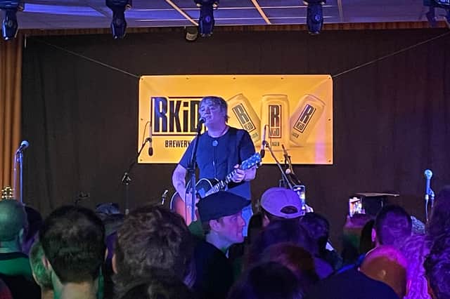 Pete Doherty delights the crowd at the Cringlewood Social Club in Manchester