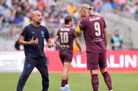 Pep Guardiola has revealed Manchester City could look to make additions up front and in midfield in the final weeks of the transfer window.