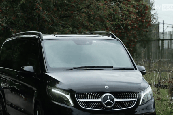 Matthijs de Ligt and Noussair Mazraoui arrive at Carrington on Monday morning