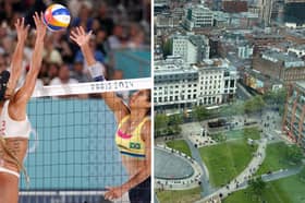 We think beach volleyball in Piccadilly Gardens would be a hit at a future Manchester Olympics
