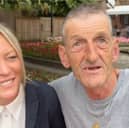 Road sweeper Paul Spiers, with Lisa Knight who organised the holiday fundraiser.