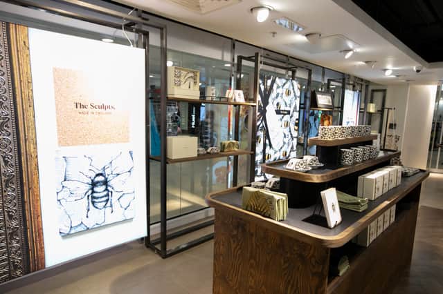 Inside The Sculpts store at Manchester Airport