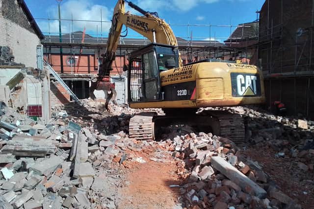 The Snipe Inn pub on Henshaw Street is being demolished