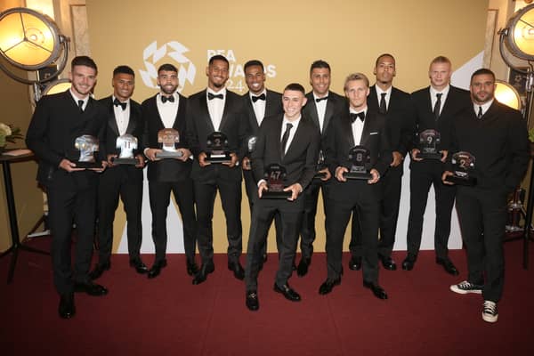 Four Manchester City players were voted in the 2023/2024 PFA Premier League Team of the Year.
