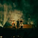 Blossoms on stage at Live From Wythenshawe Park 2024. Credit: Sophia J Carey