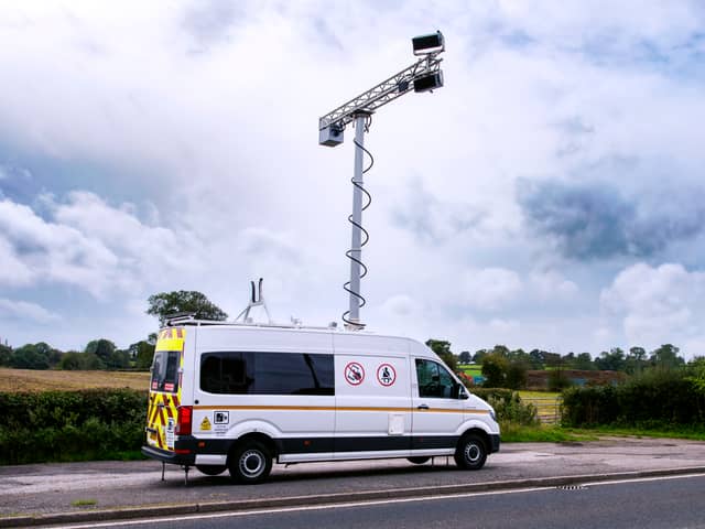 The ‘Heads Up’ cameras from Acusensus that are set to pop up around Greater Manchester this week.