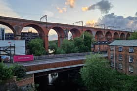 Stockport - with the viaduct looming large - is on the up and up. 