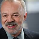 Graham Norton attends the premiere of "LOL: Last One Laughing Ireland" at Dublin Royal Convention Centre in Dublin on January 12, 2024 in Dublin, Ireland. 