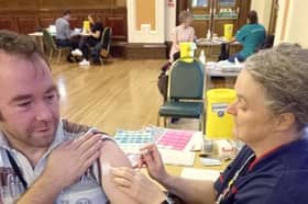 Nurse Sarah Turner at work