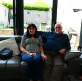 Picture of Anne and Peter, Joyce\'s parents. Now living in Bury. Taken by Charlotte Hall