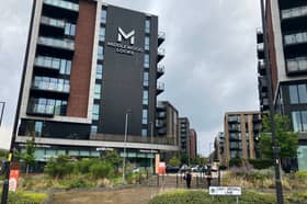 Residents of Salford's Middlewood Locks have had enough. Credit: Declan Carey/LDRS