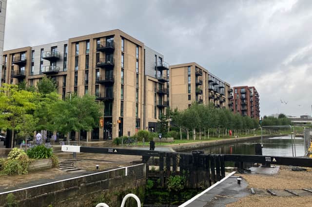 Residents of Salford's Middlewood Locks have had enough. Credit: Declan Carey/LDRS