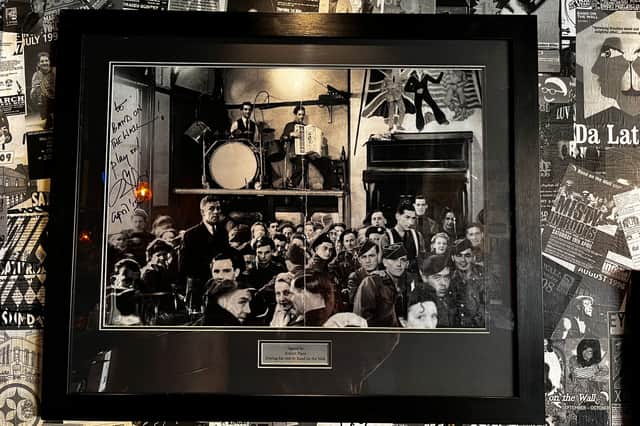 The famous of Band of Wall in the 1930s still has pride of place on the walls of the new-look venue.