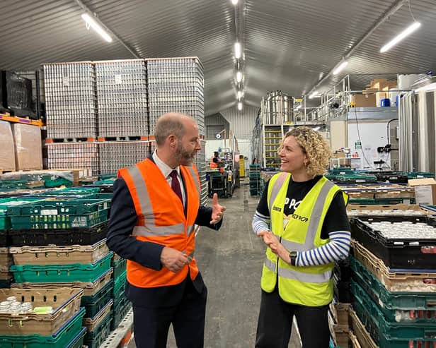 Secretary of State Jonathan Reynolds at Hip Pop