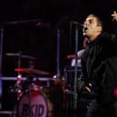 Liam Gallagher sings at Wembley Stadium before the Anthony Joshua- Daniel Dubois fight
