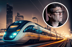 Andy Burnham has spoke out about funding for the high speed train link between Liverpool and Manchester.
