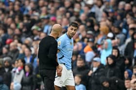 Pep Guardiola said he will find the 'solution' without the injured Rodri.