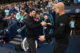 Pep Guardiola said he had no issue with Arsenal's tactics during last weekend's 2-2 draw.