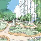 Cole Waterhouse wants to build 438 built-to-rent and 419 purpose-built student apartments at Trafford Wharf. 