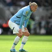Erling Haaland picked up a minor injury in Saturday's draw against Newcastle.