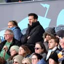 Gareth Taylor watches Manchester City's win against Brighton. 