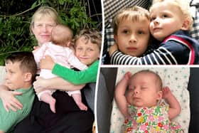 Beth Hobson now has three children after starting IVF aged 40. 