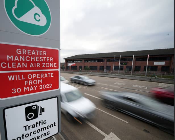The abandoned clean air zone would have charged some vehicles for driving on any non-motorway road in Greater Manchester