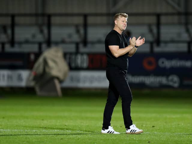 Salford City boss Karl Robinson. 