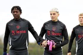 Kobbie Mainoo limped off during the weekend defeat to Tottenham