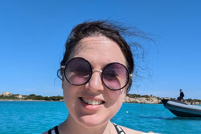 Enjoying a boat ride around La Maddalena archipelago