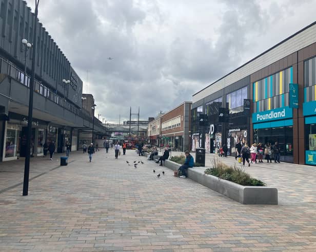 Merseyway Shopping Centre in Stockport, Greater Manchester. Picture taken by local democracy reporter Declan Carey. Free to use for LDRS partners.