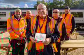 Left to right, Anthony Stocks, Bob Darlington, Mike Hughes, Martin Cowell and Neville Dyson.