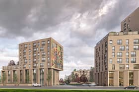 A CGI image of what the new homes planned for the former Reno club site on Moss Side could look like. Credit: Mosscare St Vincent\'s