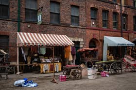 Netflix has been transforming Dale Street for House of Guinness filming. 