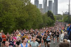 Manchester Marathon runners 
