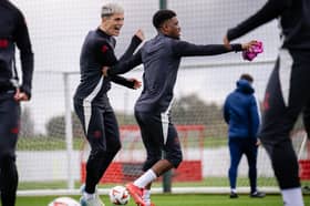 Alejandro Garnacho and Amad have returned to Manchester United training.