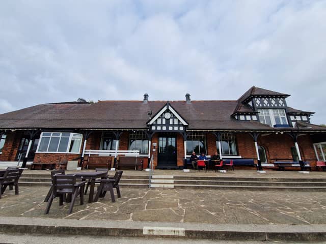 The clubhouse at Stockport Cricket and Lacrosse Club