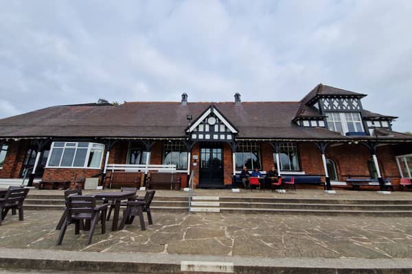 The clubhouse at Stockport Cricket and Lacrosse Club