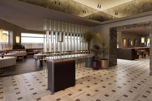 A first look at how the new Giovanni's will look when it reopens in November