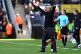 Pep Guardiola said he felt the decision to award John Stones' late winner against Wolves was correct.