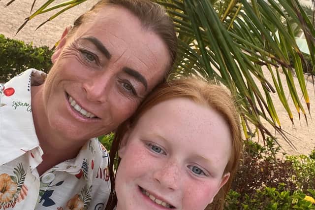 Sarah Tootell and her daughter Halle.